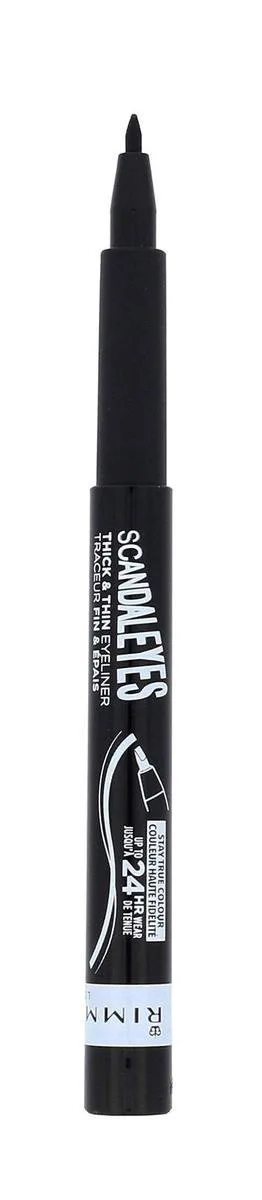 Rimmel London Thin/Thick Liquid Liner - Zwart 1.1ml