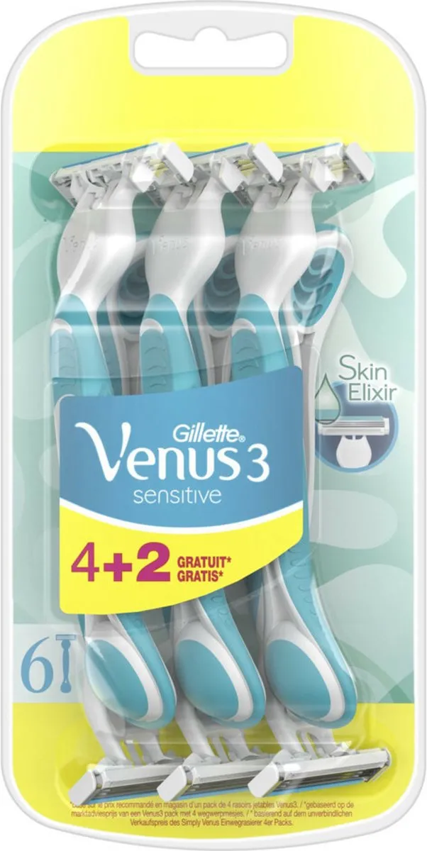 Gillette Venus Sensitive Wegwerpmesjes 6 Stuks