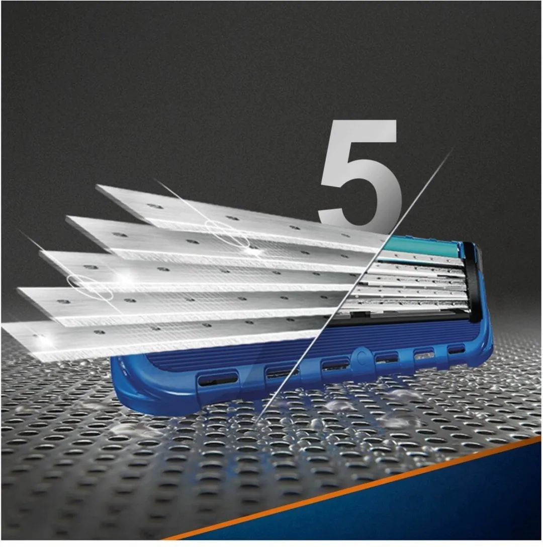 Gillette Fusion 5 ProGlide Scheersysteem - 5 Mesjes - Blauw