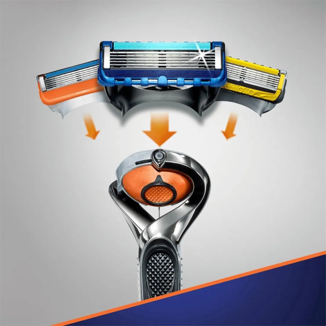 Gillette Fusion 5 ProGlide Scheersysteem - 5 Mesjes - Blauw