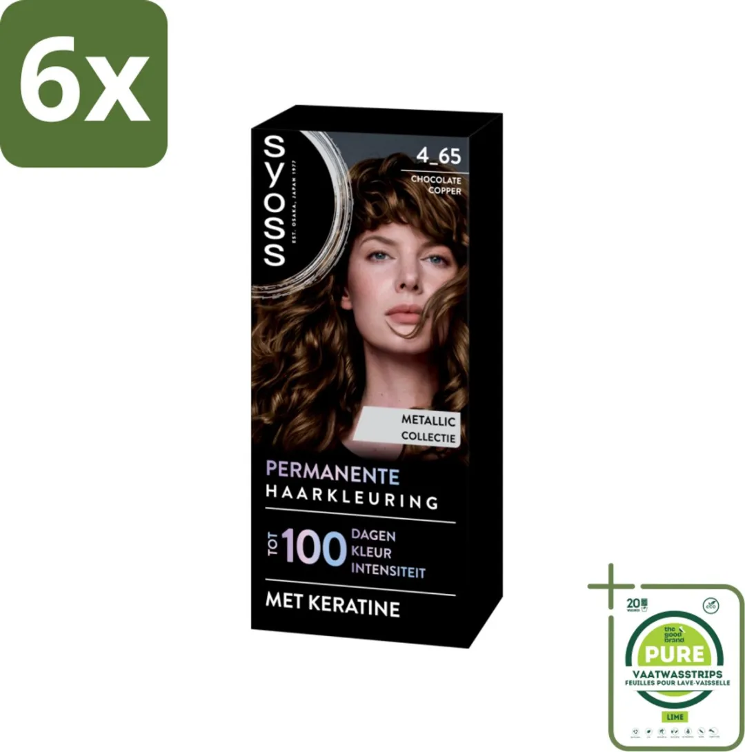 SYOSS Permanent Haarkleuring 4-65 Chocolate Copper
