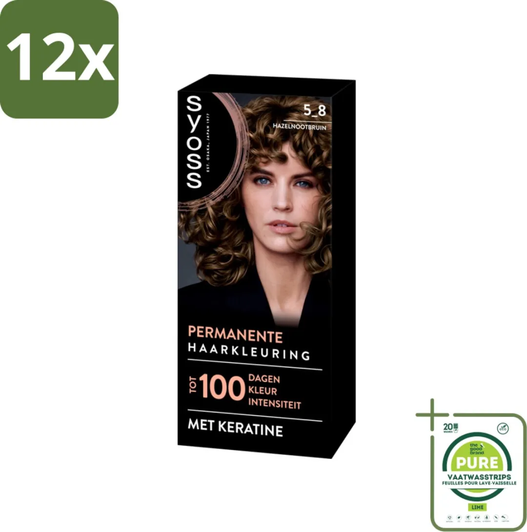 SYOSS Coloration 5-8 Hazelnootbruin Haarverf