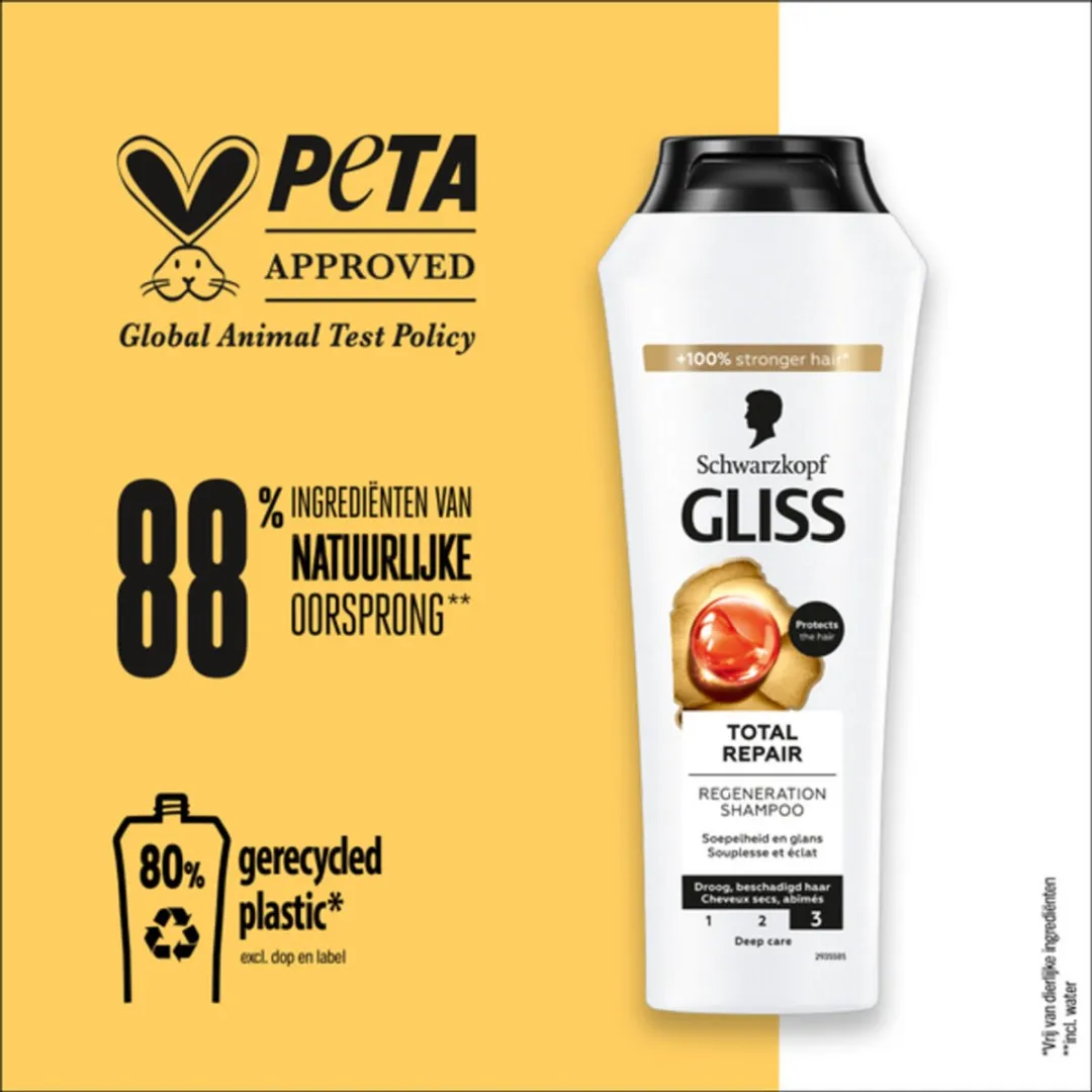 Schwarzkopf Gliss Kur Total Repair Shampoo 250ml