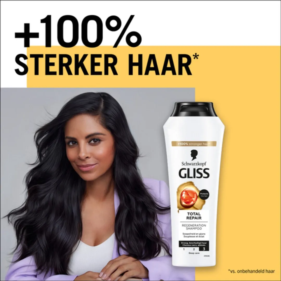 Schwarzkopf Gliss Kur Total Repair Shampoo 250ml