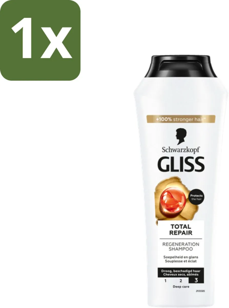 Schwarzkopf Gliss Kur Total Repair Shampoo 250ml
