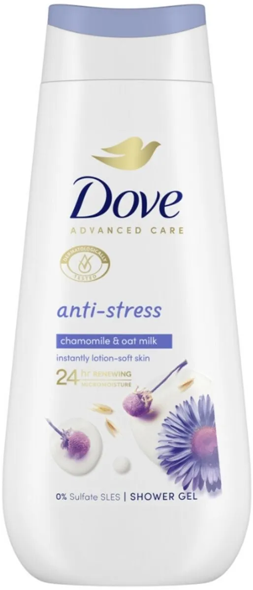 Dove Anti-Stress Douchecrème 225ml - 3 Stuks