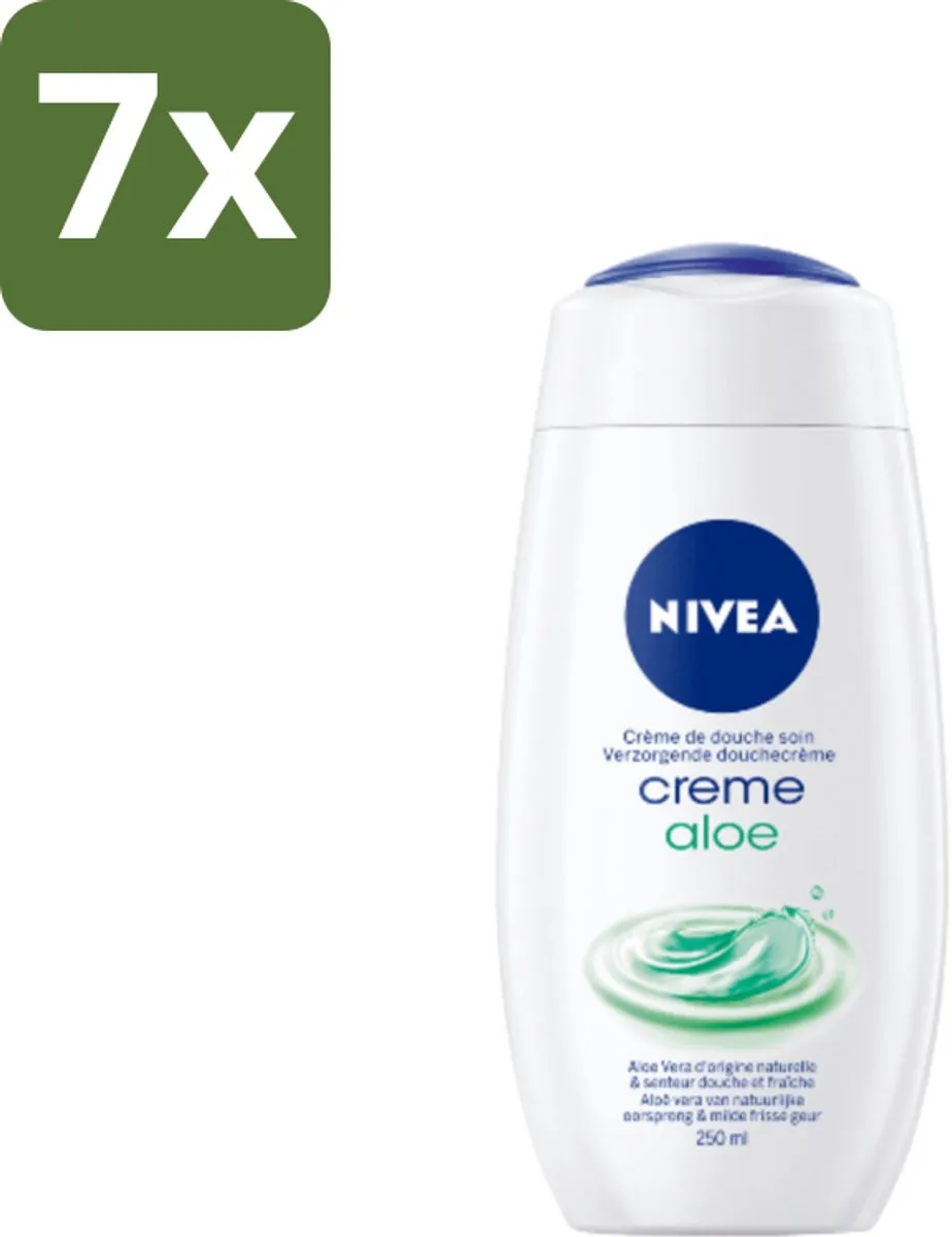 NIVEA Douchecrème Aloë 250ml - 7 Stuks