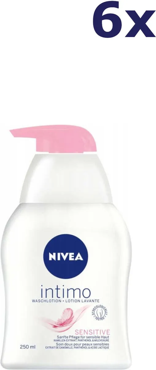 NIVEA Intimo Body Wash Sensitive 250ml - 6 Stuks - afbeelding 3 van 3