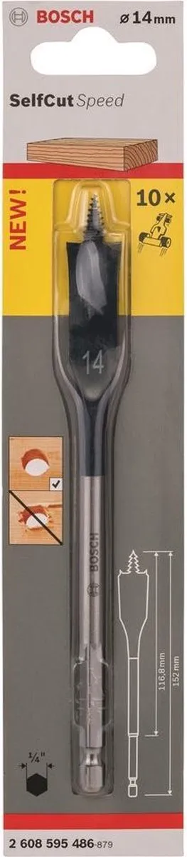 Bosch Speedborenset Self Cut Speed 14x152mm