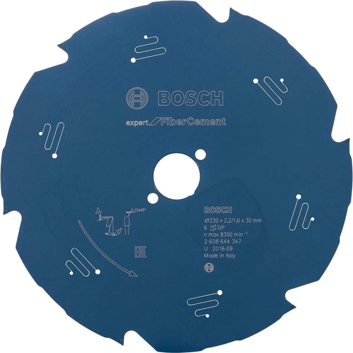 Bosch Blad Expert Fiber Cement 230mm