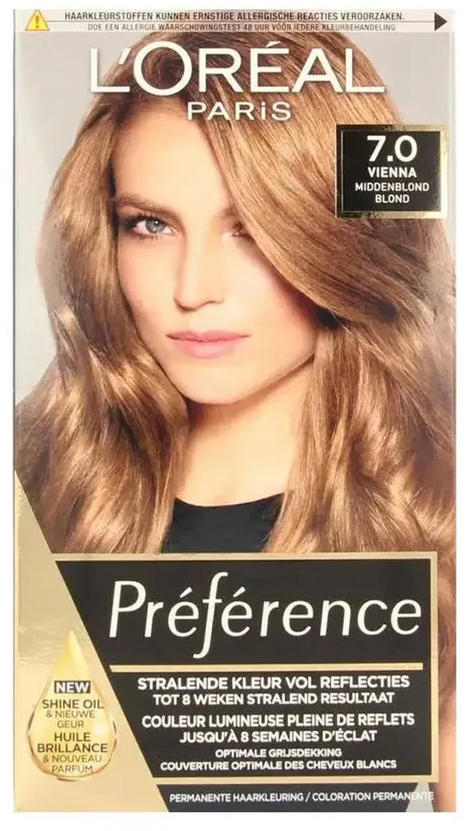 L'Oréal Paris Préférence 7 Middenblond Haarverf 996ml