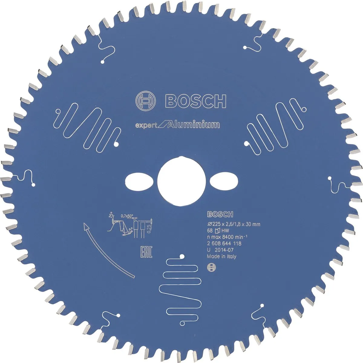 Bosch Expert Cirkelzaagblad Aluminium 225x30mm