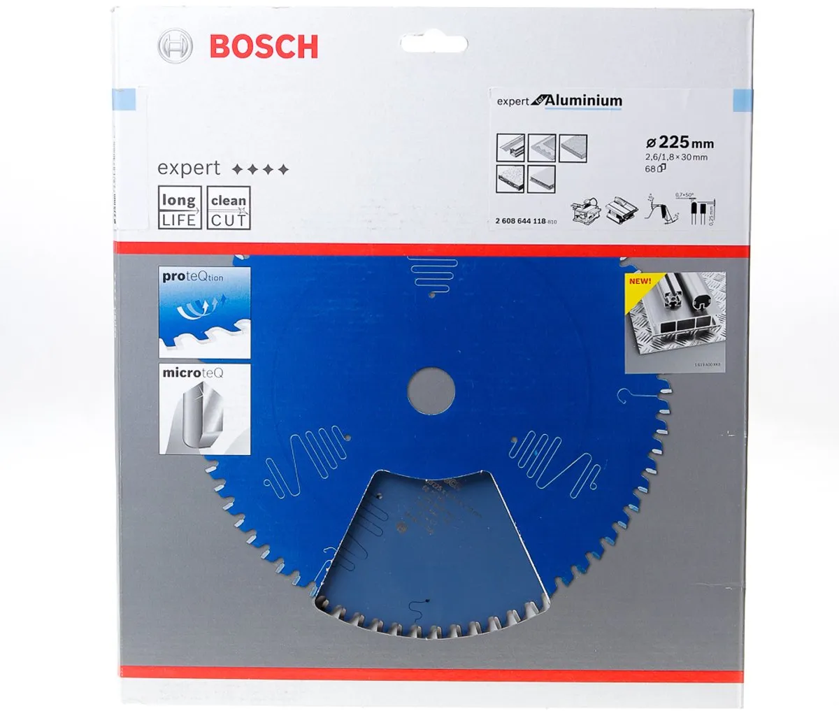 Bosch Expert Cirkelzaagblad Aluminium 225x30mm - 68 Tanden - afbeelding 5 van 5