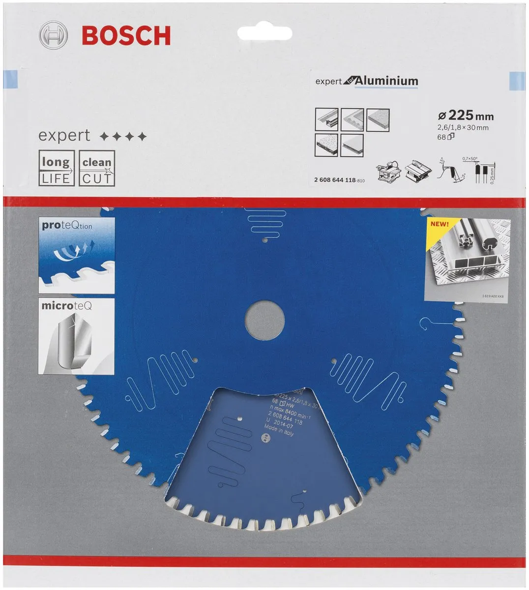 Bosch Expert Cirkelzaagblad Aluminium 225x30mm - 68 Tanden - afbeelding 3 van 5