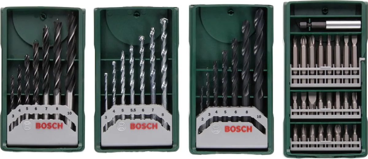 Bosch X-Line Boorset 46-delig - Hout/metaal/steen