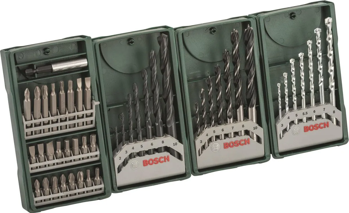 Bosch X-Line Boorset 46-delig - Hout/metaal/steen