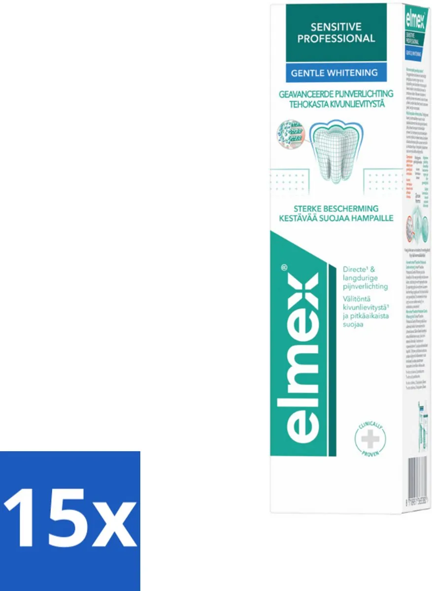 Elmex Sensitive Professional Gentle Whitening Tandpasta 75ml