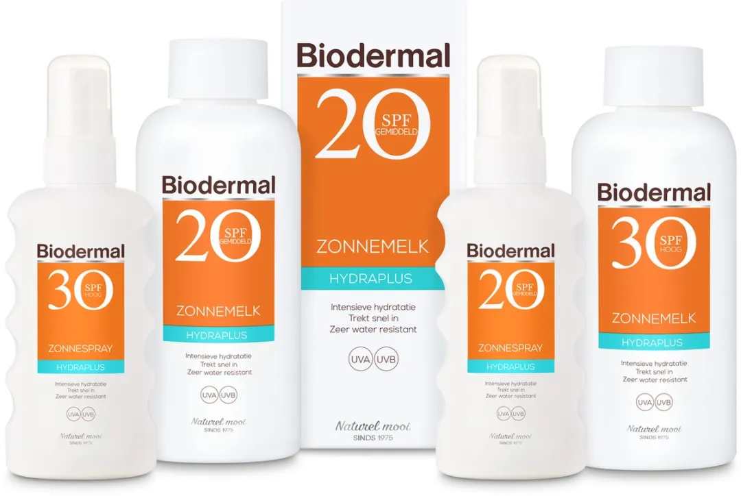 Biodermal Zonnebrand - Hydraplus - Transparante zonnespray - zonnebrand spray SPF 50 - 175ml