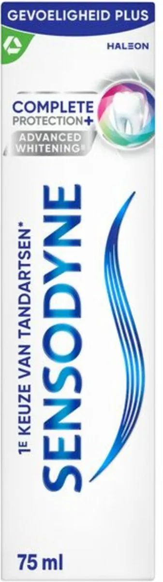Sensodyne Complete Protection + Advanced Whitening Tandpasta 75ml