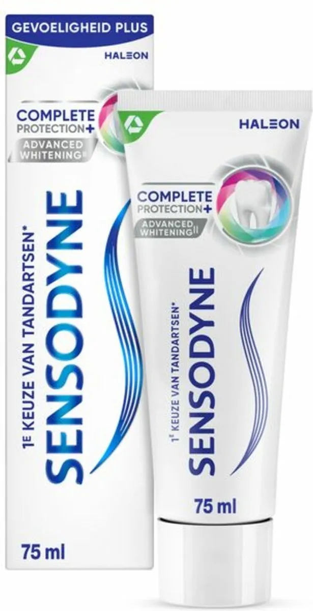 Sensodyne Complete Protection + Advanced Whitening Tandpasta 75ml