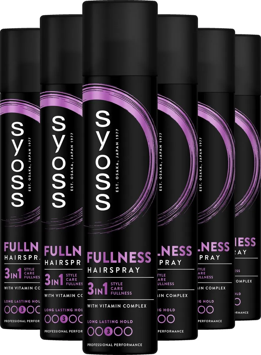 SYOSS Fullness Haarspray 1800ml - 6x300ml