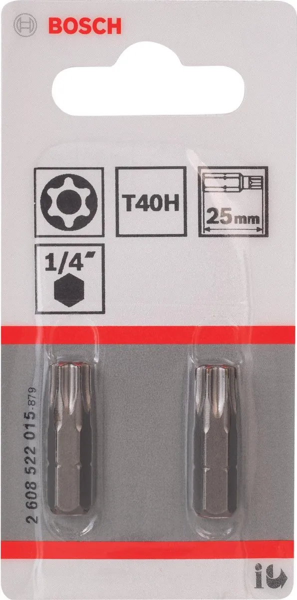 Bosch T40H Security Torx Bit 25mm