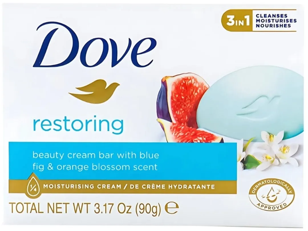 Dove Restoring Zeep Blauwe Vijg & Sinaasappelbloesem - 3x100g