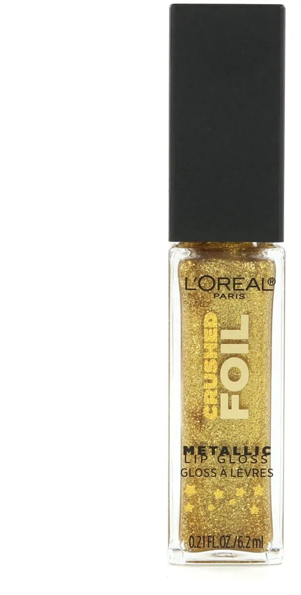 L'Oréal Paris Crushed Foil Metallic Lipgloss 14 Goud