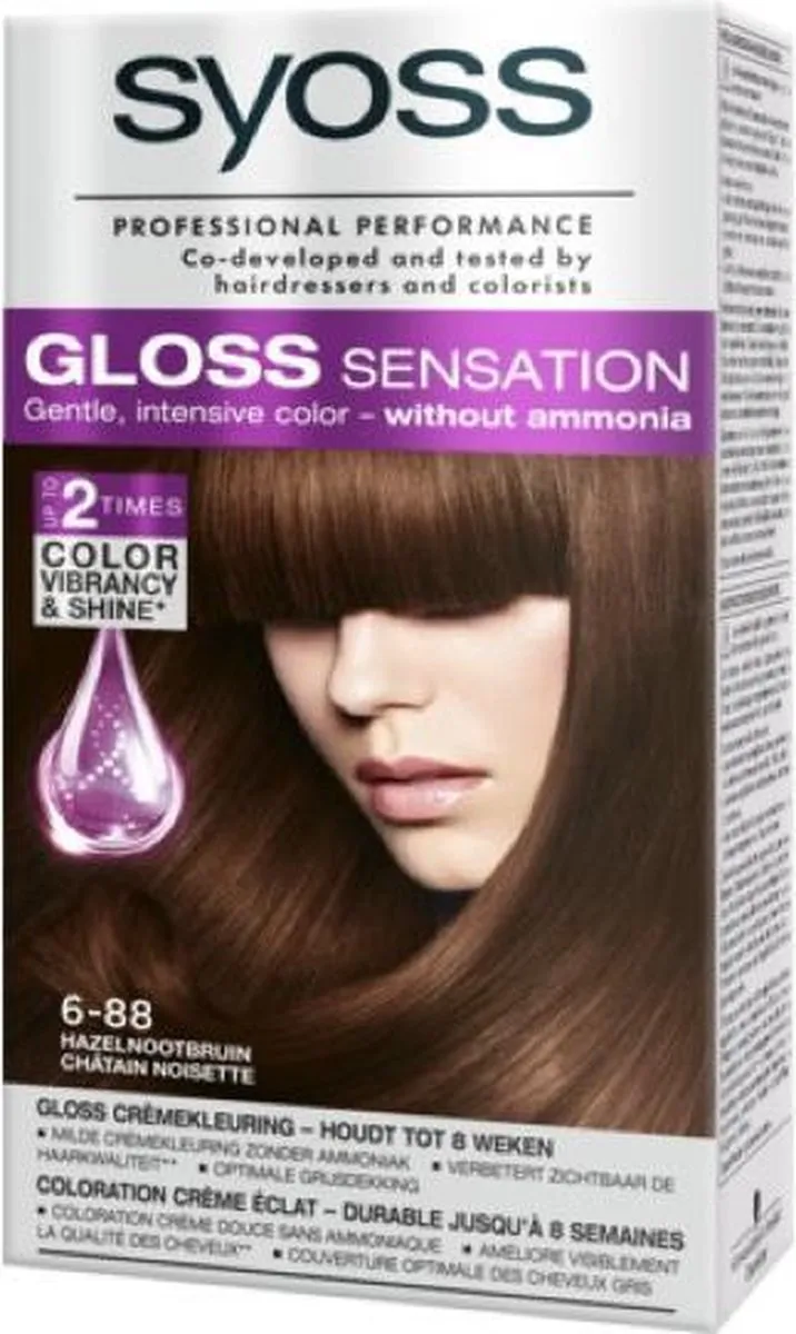 Syoss Color 6-88 Hazelnootbruin Haarkleuring 115ml