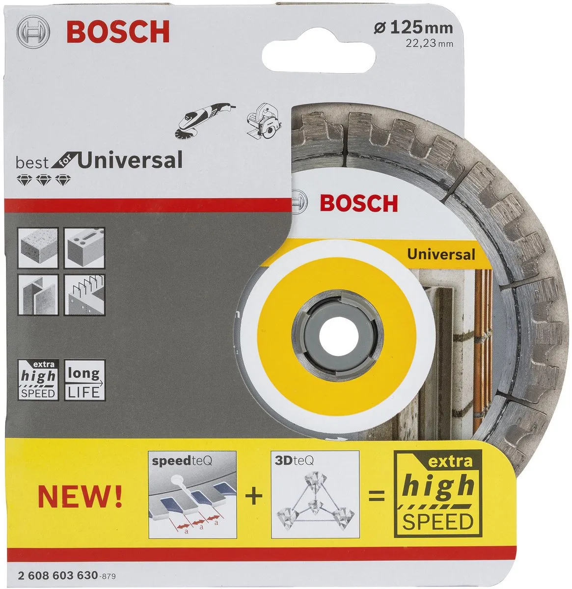 Bosch Diamantschijf Best Univer+Met 125mm - Metaal