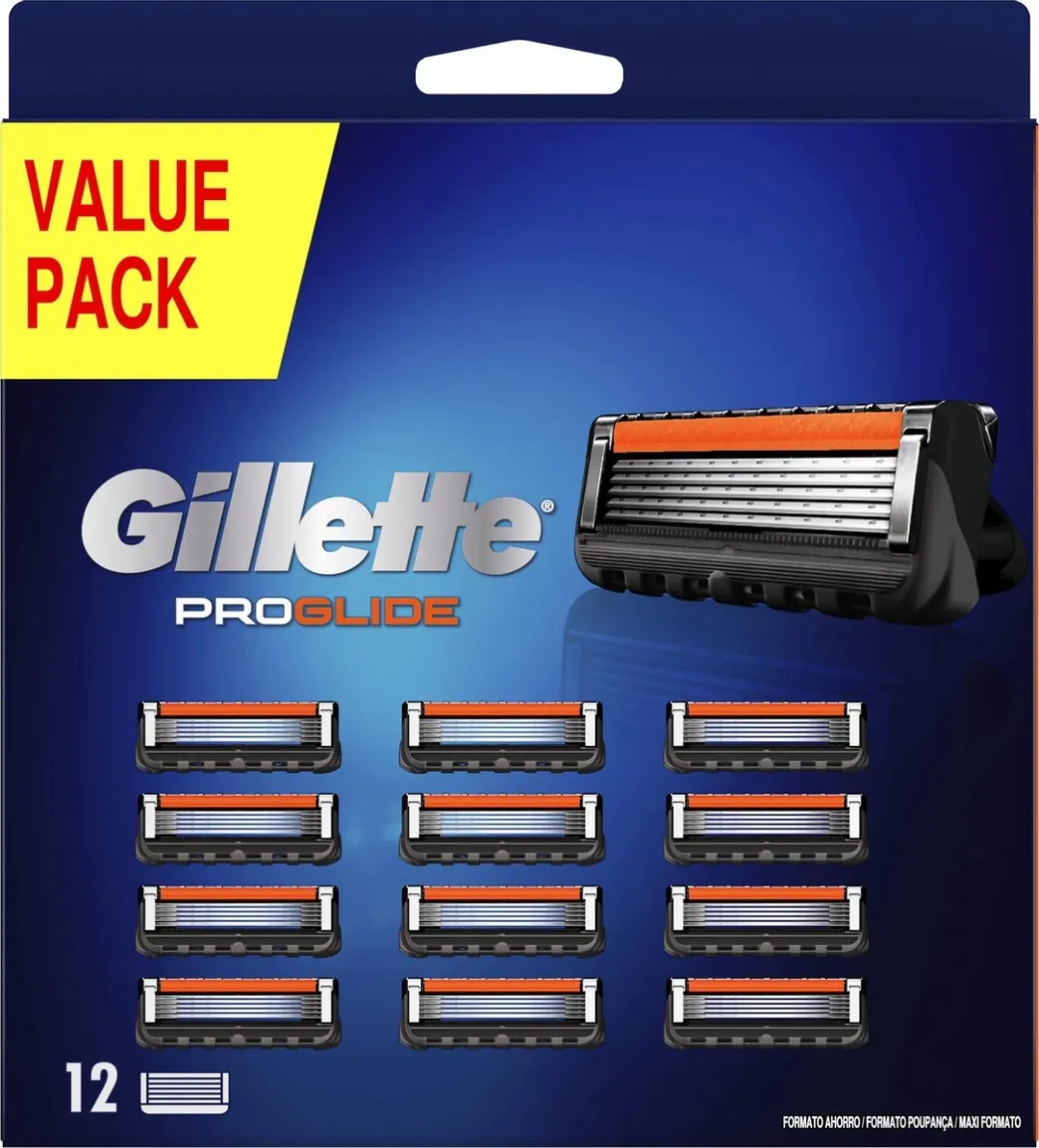 Gillette Proglide Scheermesjes 12 Stuks - 5 Bladen