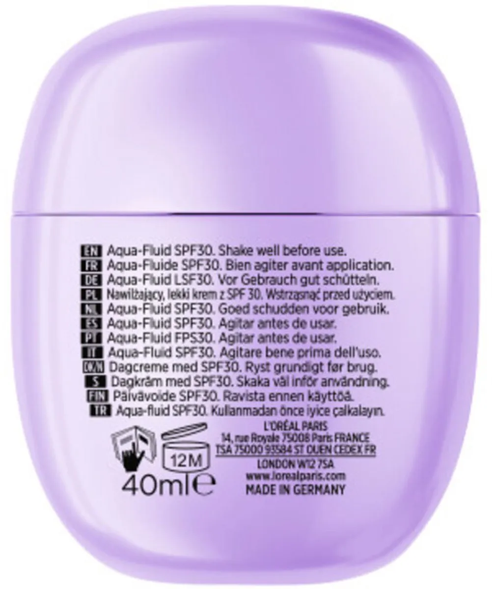 L'Oréal Revitalift Filler Hyaluron Aqua-Fluid SPF 30 - 40ml