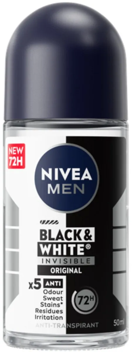 NIVEA Men Invisible for Black & White Deo Roller 50ml