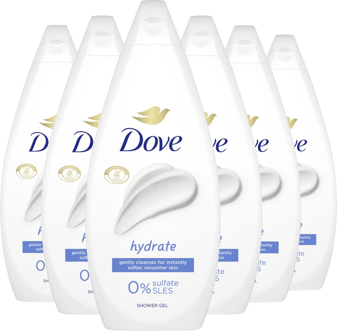 Dove Essential Care Douchegel Hydrate - 6x720ml