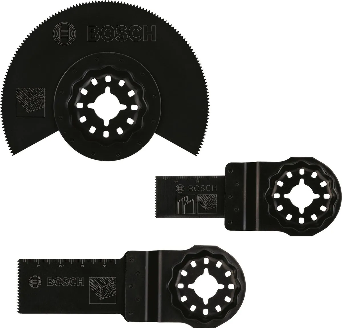 Bosch Universele Multitool Set 3-delig - Hout Metaal