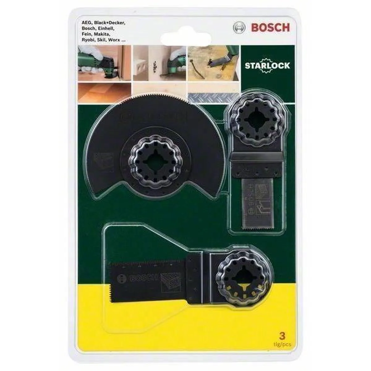 Bosch Universele Multitool Set 3-delig - Hout Metaal
