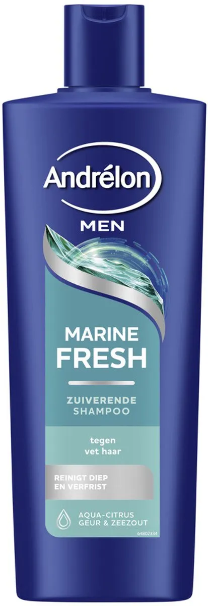 Andrélon Men Marine Fresh Shampoo 400ml - 2 Stuks