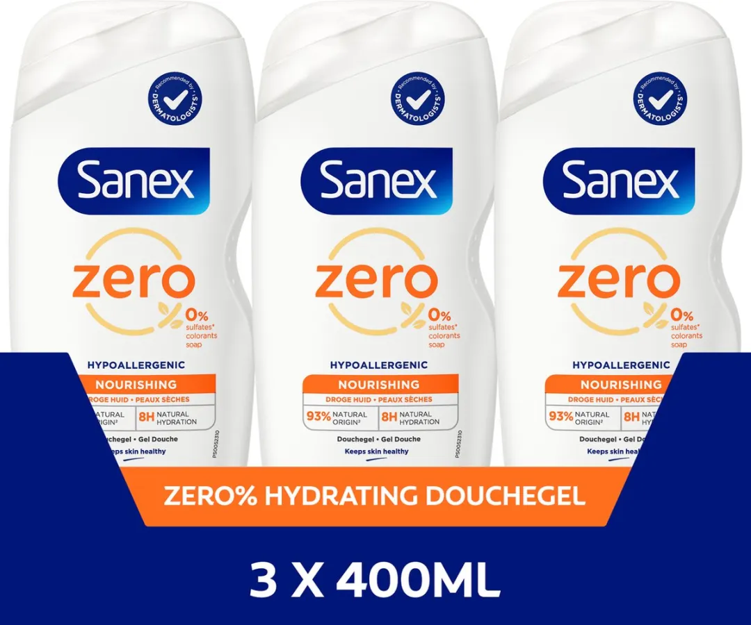 Sanex Zero% Hypoallergeen Douchegel