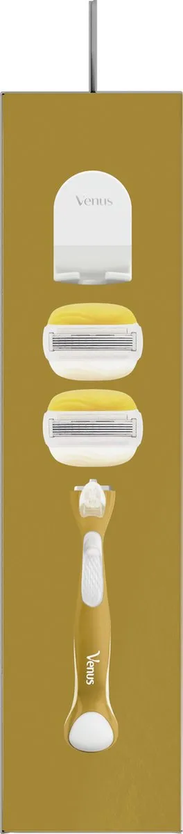 Gillette Venus ComfortGlide Coconut Handvat + Scheermesjes - 2 Stuks - Goud - afbeelding 6 van 6