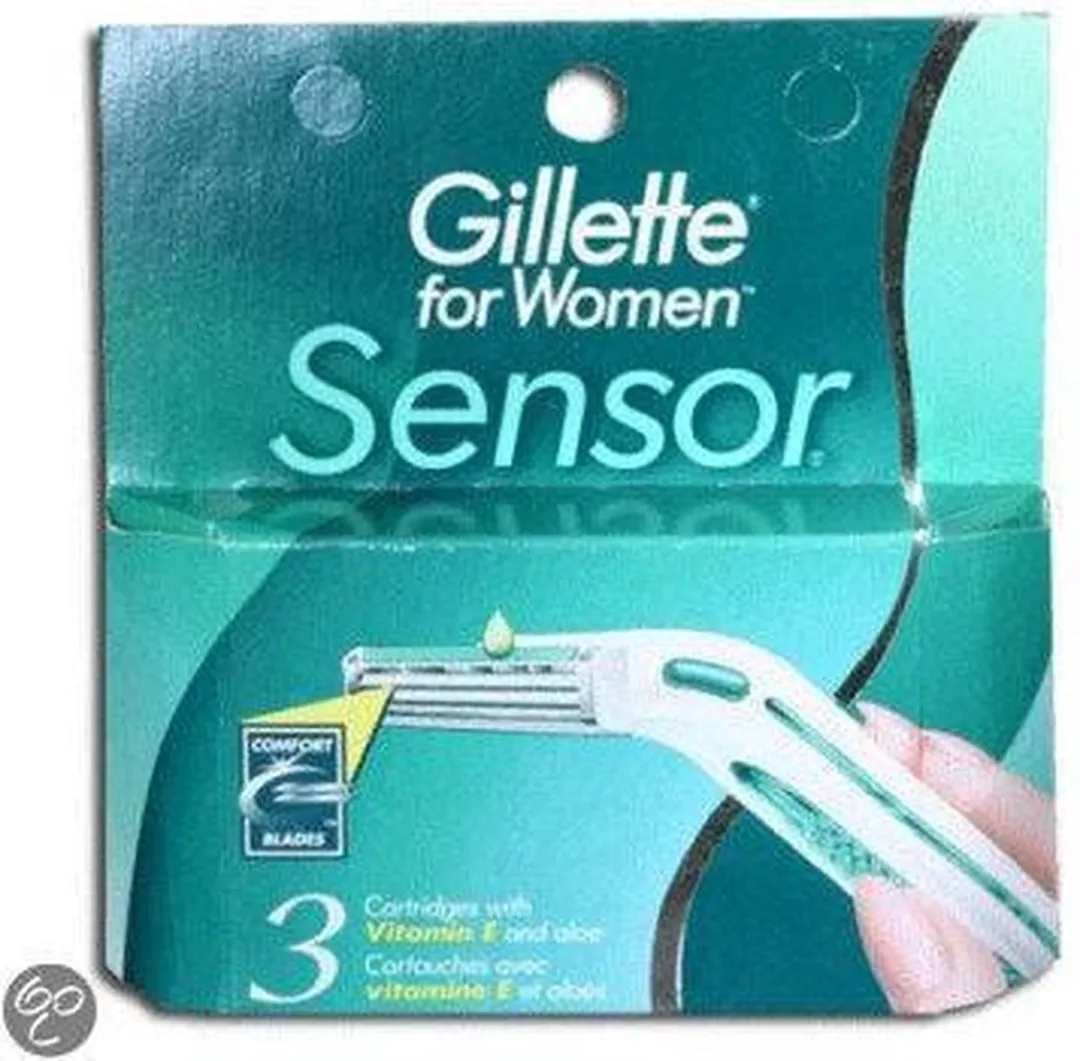 Gillette Venus Women Sensor Excel Scheermesjes 3 Stuks - Groen