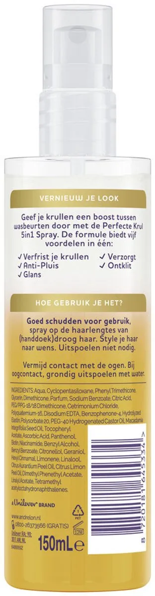 Andrélon Perfecte Krul 5-in-1 Spray 150ml