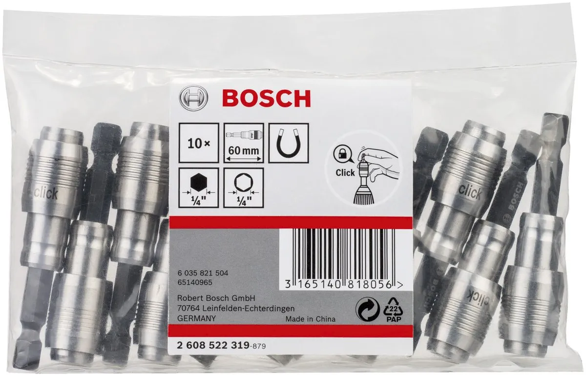 Bosch Bithouder OneClick - 10 Stuks