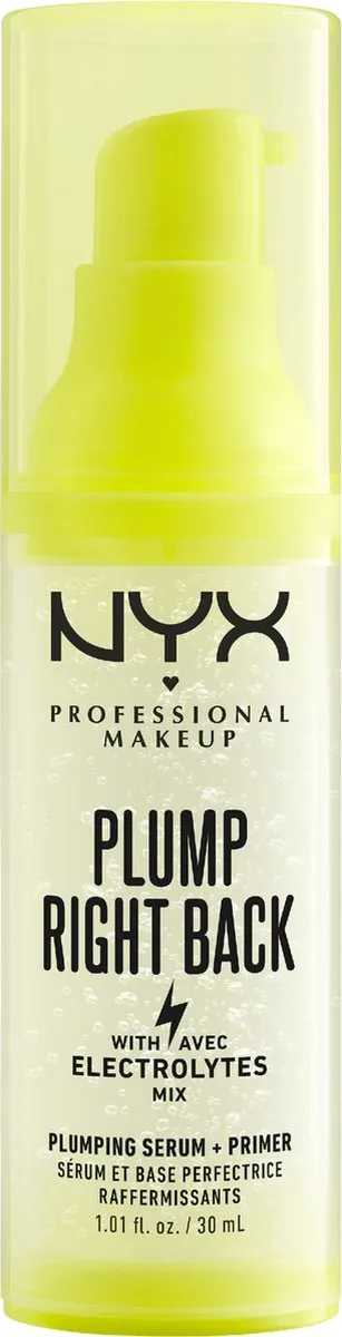 NYX Plump Right Back Primer & Serum 30ml - Clear
