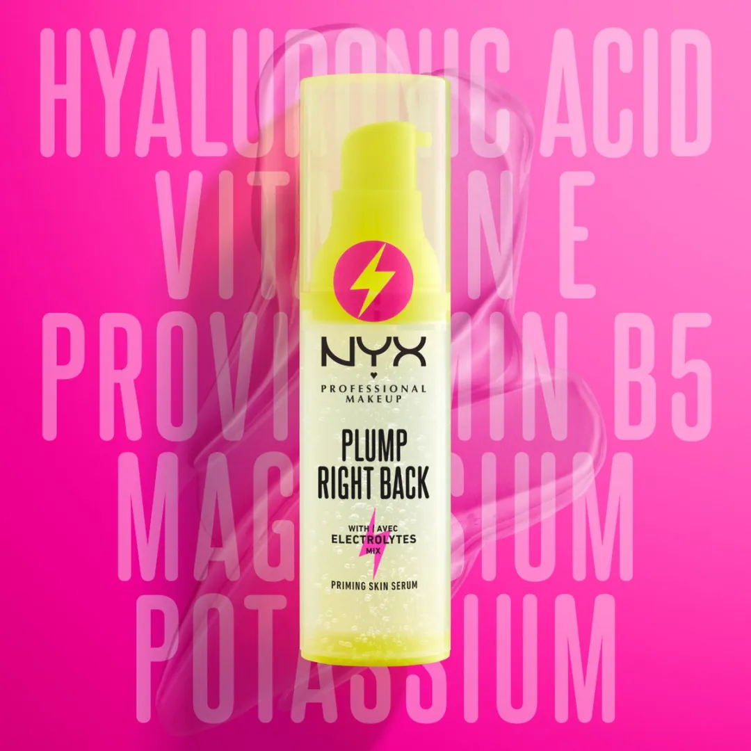 NYX Plump Right Back Primer & Serum 30ml - Clear