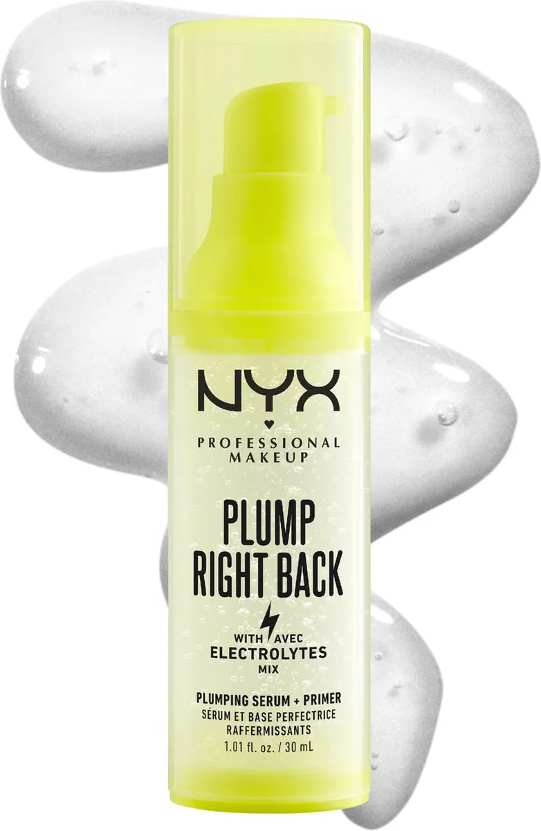 NYX Plump Right Back Primer & Serum 30ml - Clear