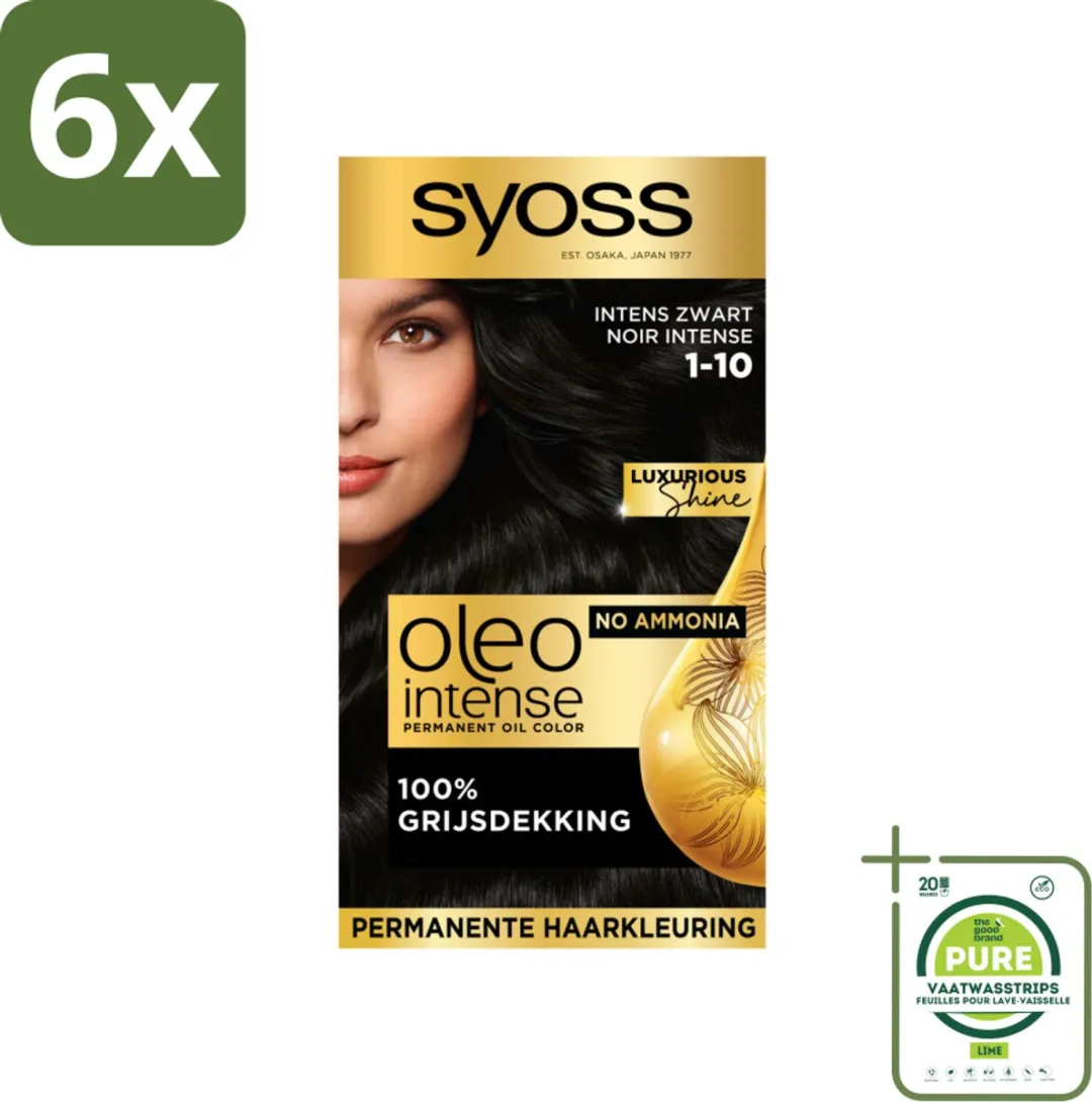 SYOSS Oleo Intense Haarverf Intens Zwart 690ml