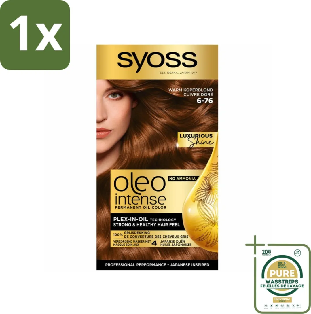 SYOSS Oleo Intense Haarverf 6-76 Warm Koperblond 115ml