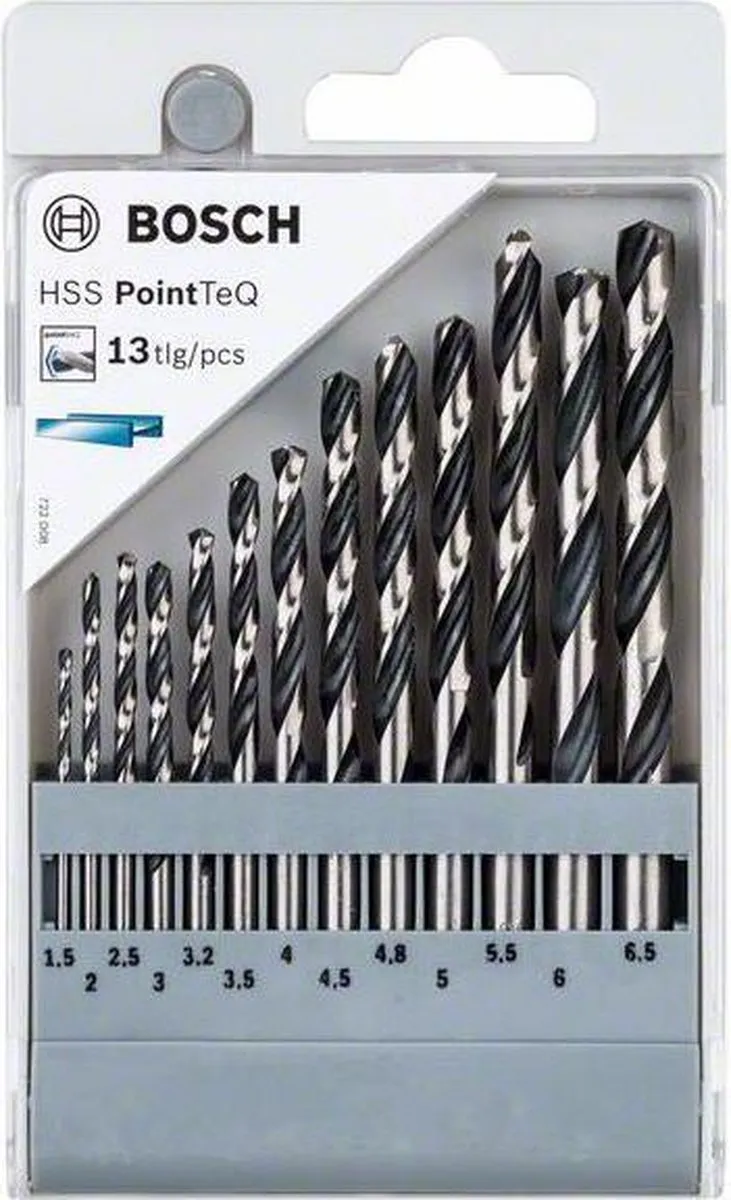 Bosch 2608577349 HSS PointTeQ Spiraalboor Set 13-delig