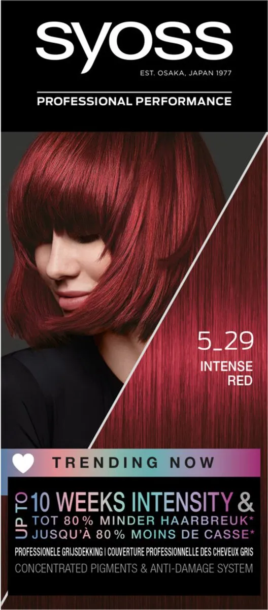 SYOSS Color Baseline 5-29 Intense Red Permanent Haarkleuring 115ml