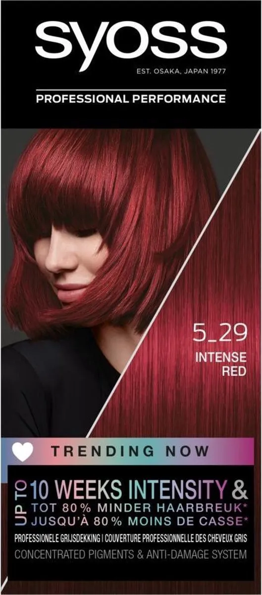 SYOSS Color Baseline 5-29 Intense Red Permanent Haarkleuring 115ml